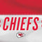 NFL Kansas City Chiefs White Striped Steam Deck Handheld Gaming Computer Skin